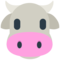 Cow Face emoji on Mozilla